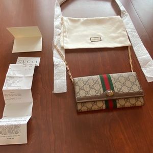 Gucci Ophidia chain wallet